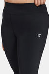 Zelocity True Curv Quick Dry 3/4Th Training Leggings - Jet Black — thumbnail 5